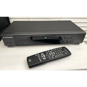 Mitsubishi DVD Player DD-4020 Original Remote & Owners Manual - Tested Excellent